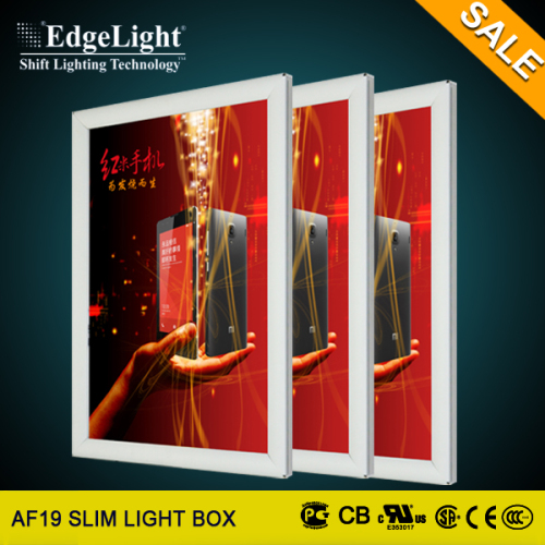 Edgelight Super slim aluminum acrylic menu board led signage for fast food with promotion price