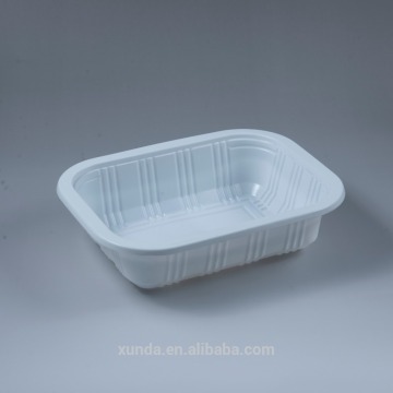 Biodegradable Disposible Plastic Food Packaging Frozen Food Tray