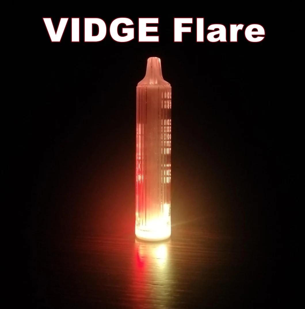 Vidge Flare 800 Puffs Disposable Vape LED Lighting 10 Flavors Ecig