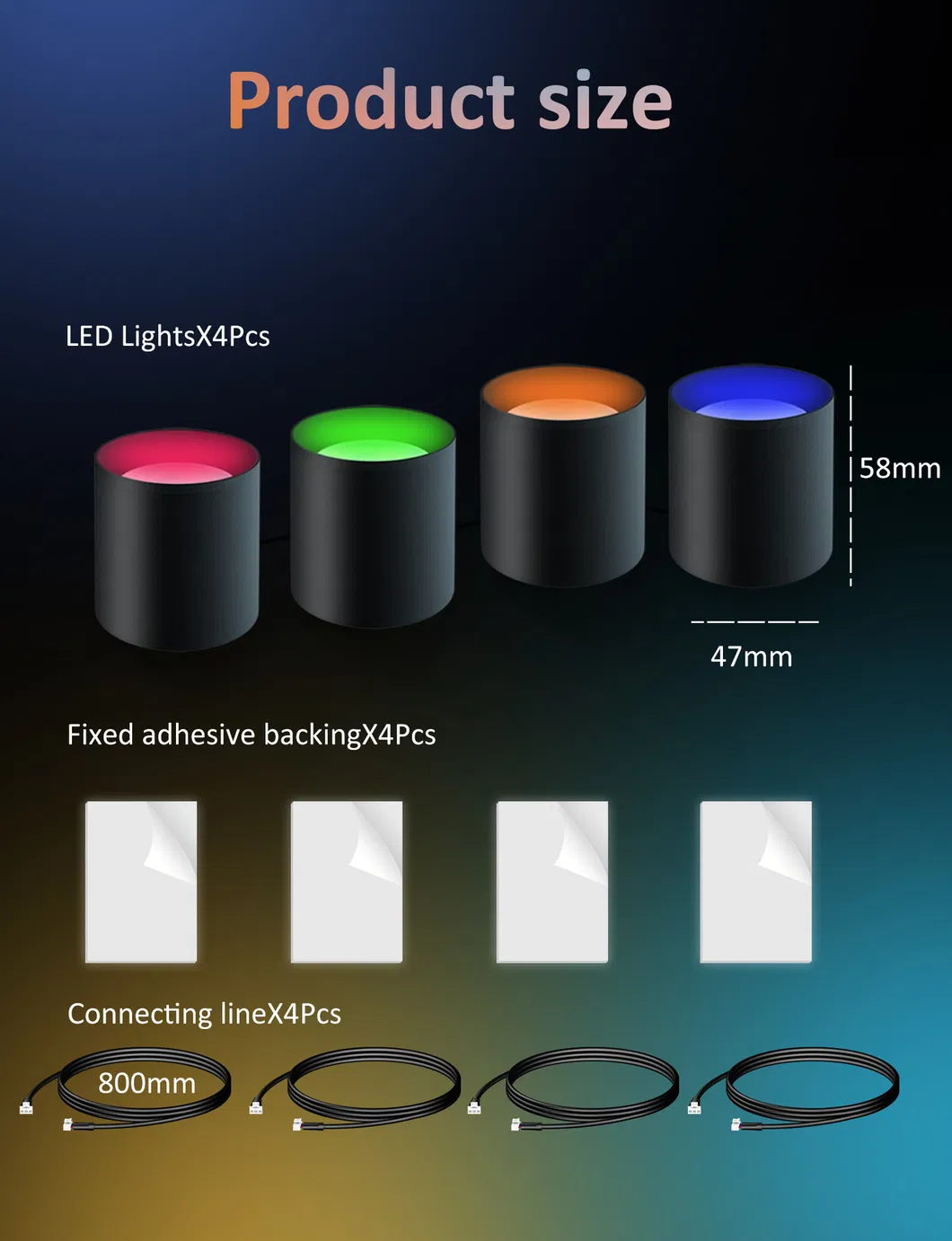 LED Graffiti Intelligence, Music Synchronization, WiFi Multi-Color Lights