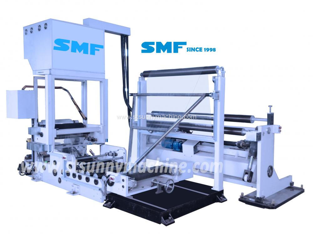 Automatic center folding machine for POF Shrink film