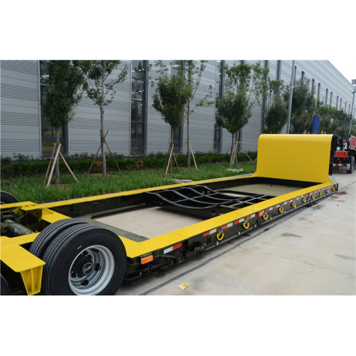 Mesin berat 13m low bed / lowbed semi trailer