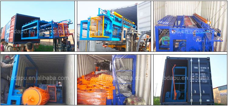 Steel wire mesh cattle fence netting machine