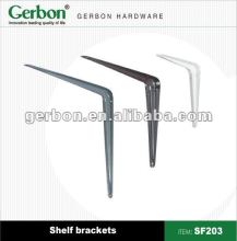 Steel shelf brackets