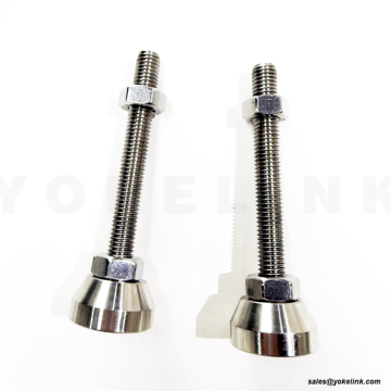SUS304 Leveling Feet Furniture Leg with Threaded Stud Nut