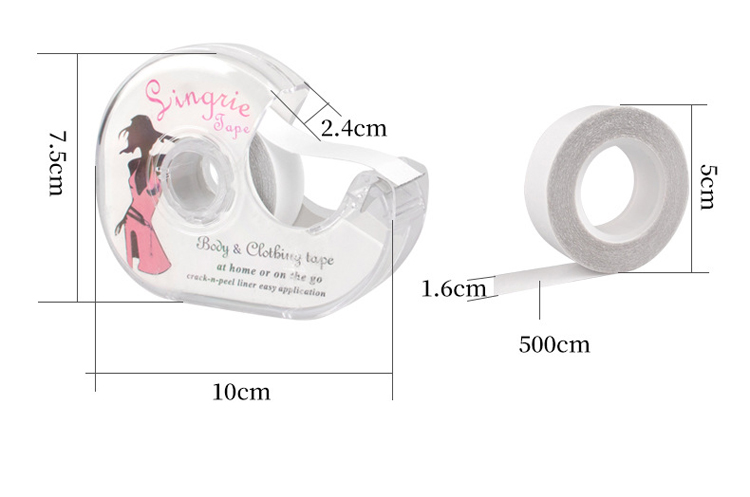 Adhesive Womens Double Sided Tape For Clothing Transparent Lingerie Body Tape