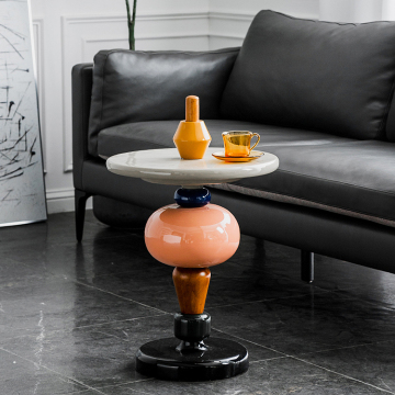 Unique removable fiberglass side table