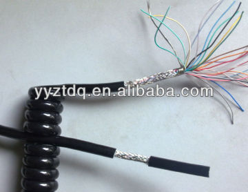 PU/PVC Multi-core Coiled Cable