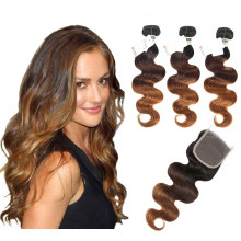 Uniky Clip Human Hair Extension Brazilian Ocean Wave Hair Weft Afro Curly Hair Extension Weft