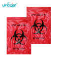 Patología Side Gusset Bolsas de biohazard de espécimen de plástico transparente