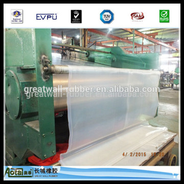 Thin red and white silicon rubber sheet