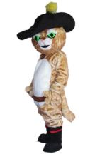 Cartoon costume,Puss in boots cat character,disney character,plush dress costume,animal costumes,disneyworld character