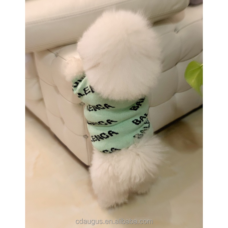warm soft knitted wool dog sweater clothes
