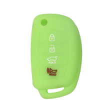 Hyundai 4buttons Silicon fold car key case