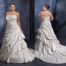 Super Taffeta Sweetheart Plus Size wedding dresses for fat woman
