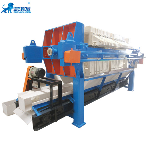 Sewage treatment membrane filter press