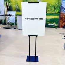 poster advertising double side floor standing sign