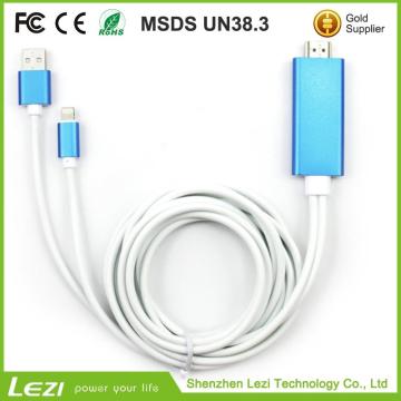 1080p hdim cable smart phone to HD TV cable for wholesalesIOS to MHL 1080P HDTV Cable