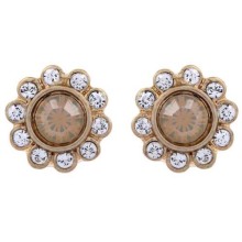 New arrival inlay fake diamond stud earrings 2012 new design