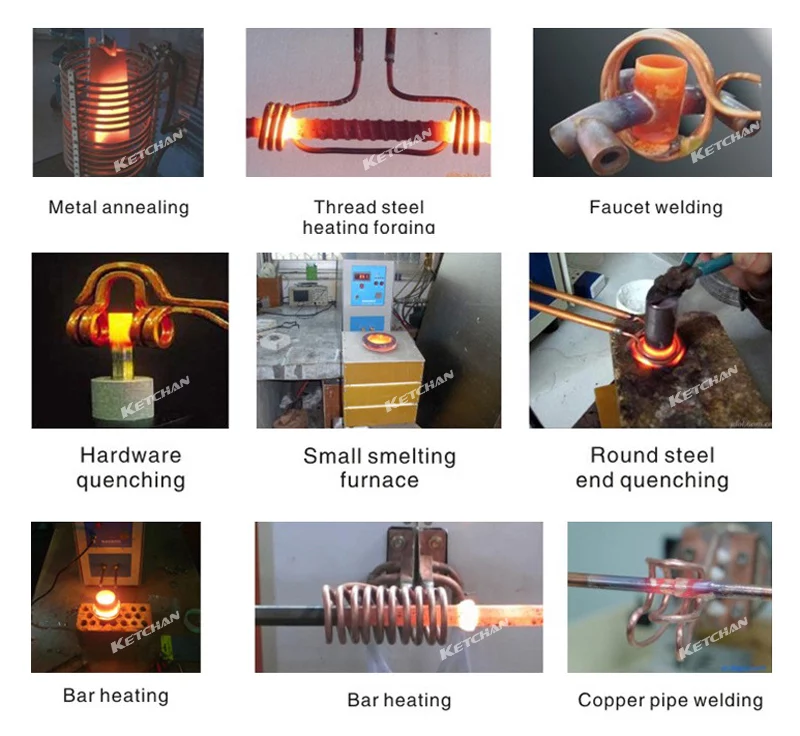 ultra high frequency induction heating equipment application jpg KETCHAN Induction Ultra high Frequency Induction Heating Equipment