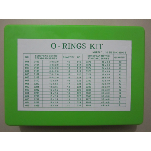 European Metric Standard Series O Rings Kit NBR70