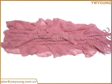 latest acrylic knit scarf women scarf