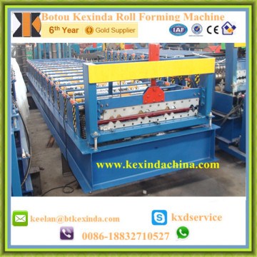 Aluminum roofing tiles production machine