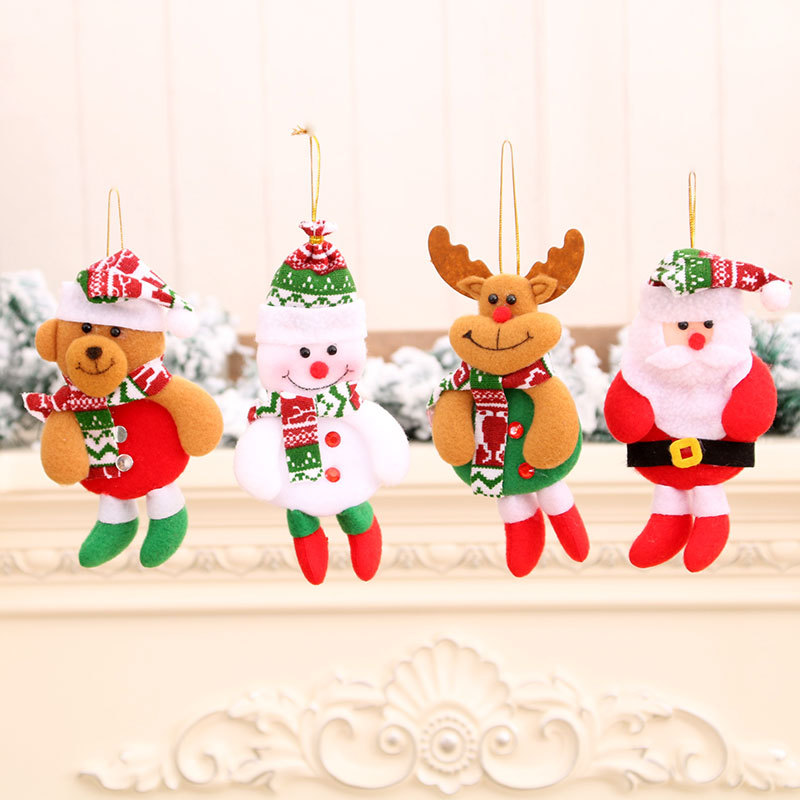 Retractable Christmas Doll Merry Christmas Decor For Home Santa Claus Deco Christmas Ornament Xmas Gifts Noel 2021 New Year 2022