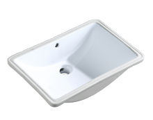 White Ceramic Rectangular Vanity Bathroom Basin Vessel Sink