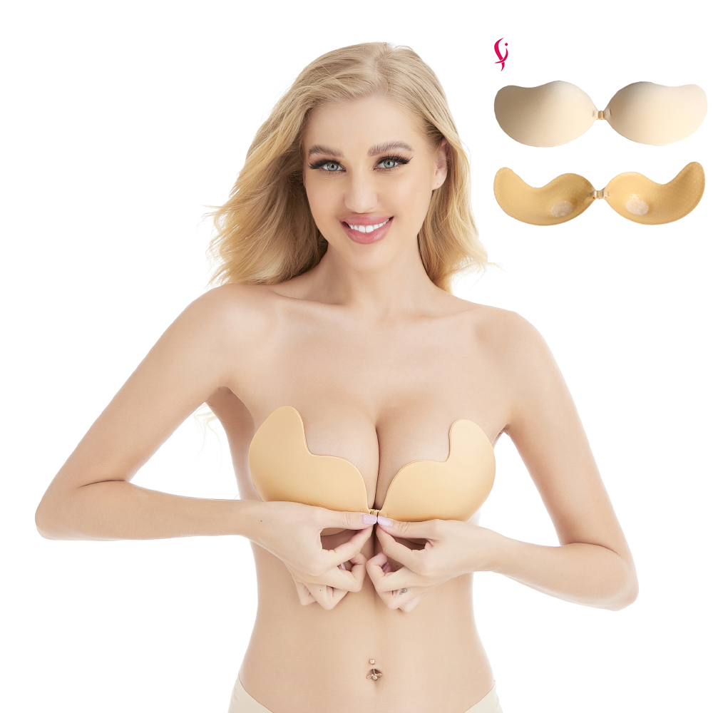 Women Sexy Self Adhesive Strapless Breast Lift bra