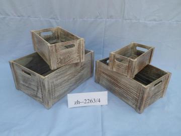 wooden storage box