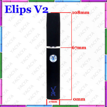 Harmless Elips V2 450mah Elips E Cig Mods Elips E Cigarette Pen Style Black Color , Oem