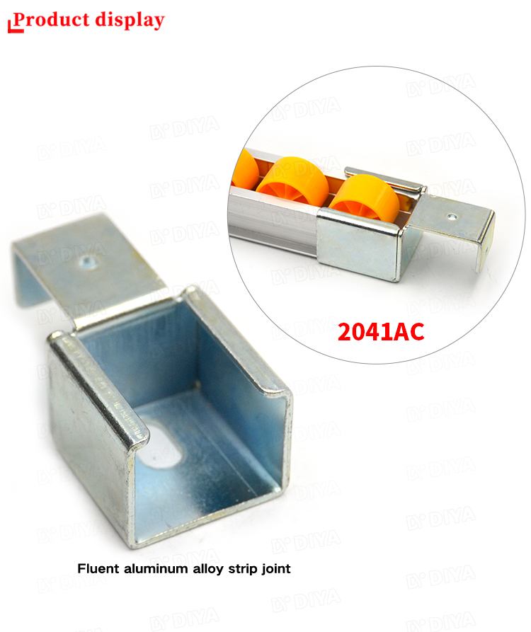 High quality Cold-rolled Steel mounting Joint bracket for Aluminium Roller Track