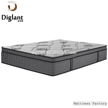 Bamboo Fabric 5 Zoned Pocket Spring Memory Foam Euro Pillow Top Mattress