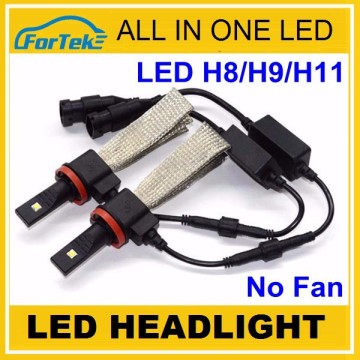 CREE led headlight H8/H9/H11 without cooling fan