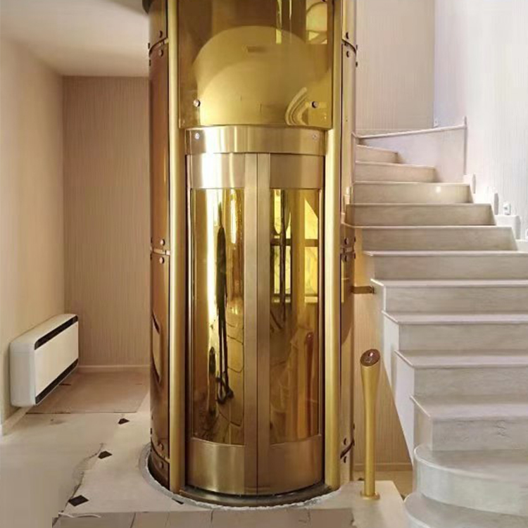 Price In China Villa Round Glass Elevator Price, China Factory Villa Used Home Round Elevator Glass