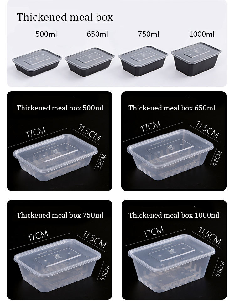 Contenitore di plastica alimentare a microonde