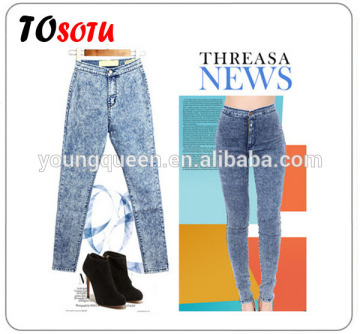 AZ14 Washing female pant jeans skinny ladies jeans top design                        
                                                Quality Choice