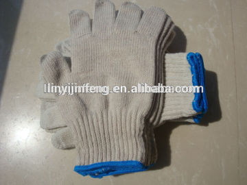 work gloves cheap cotton knitting safety working gloves white cotton hand gloves