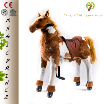 Lovely toy!!!rocking toys human power horse, stuffed toys with pedal, girls toys