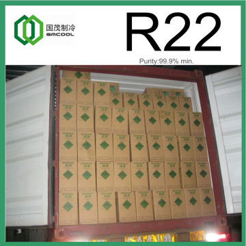 Pure Refrigerant Gas R22 in 13.6kg Disposable Steel Cylinder