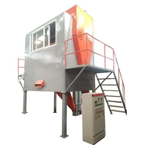 Electrostatic sorting machine for metal and plastic separating