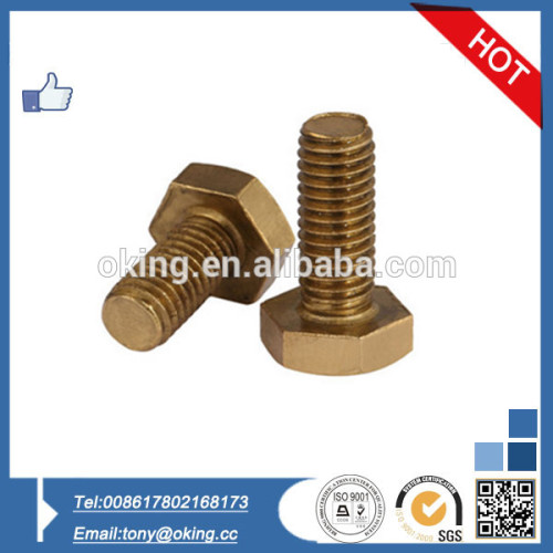 Brass hex bolt