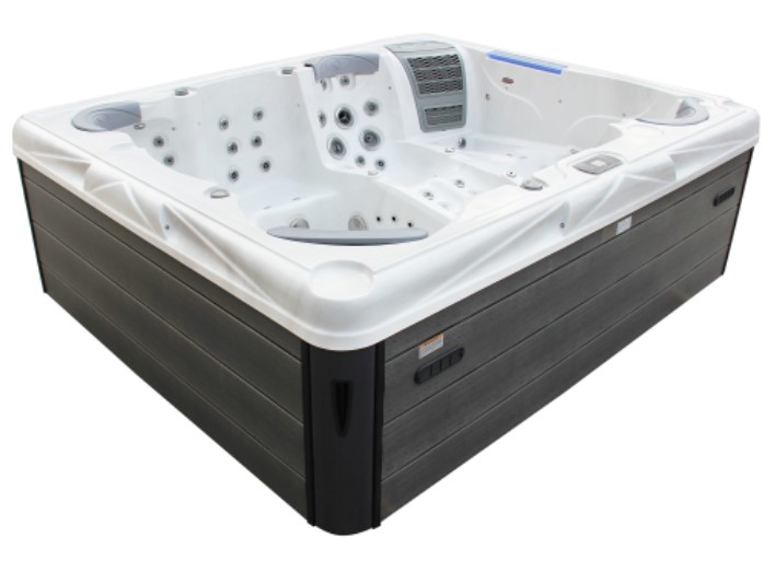 Acrylic 7 people outdoor freestanding air jet spa