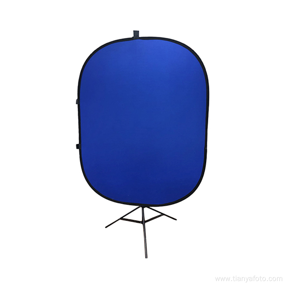 5x6.5'Collapsible Background Blue Photography Backdrop