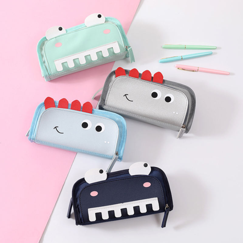 Personalised logo print carton kawaii sudents pencil cases