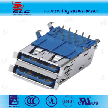 Double Layer USB Connector