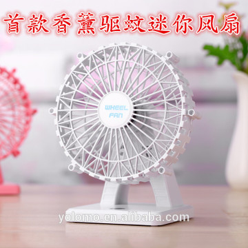 Ferris wheel usb rechargeable table fan