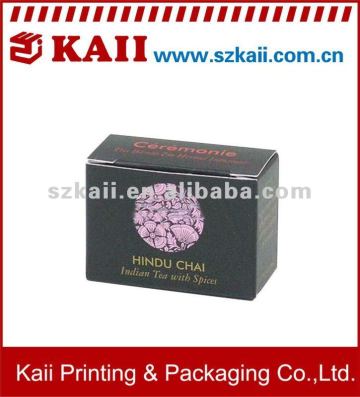 black corrugated box packaging