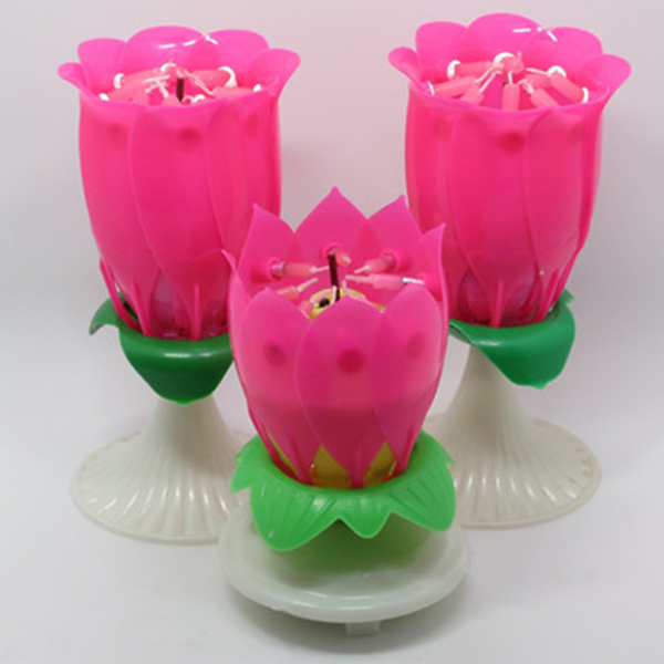 Lotus Fireworks Candle